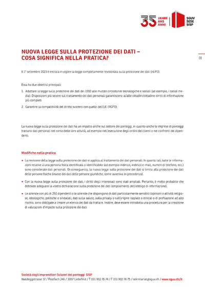 Nuova legge sulla protezione dei dati – cosa significa nella pratica?